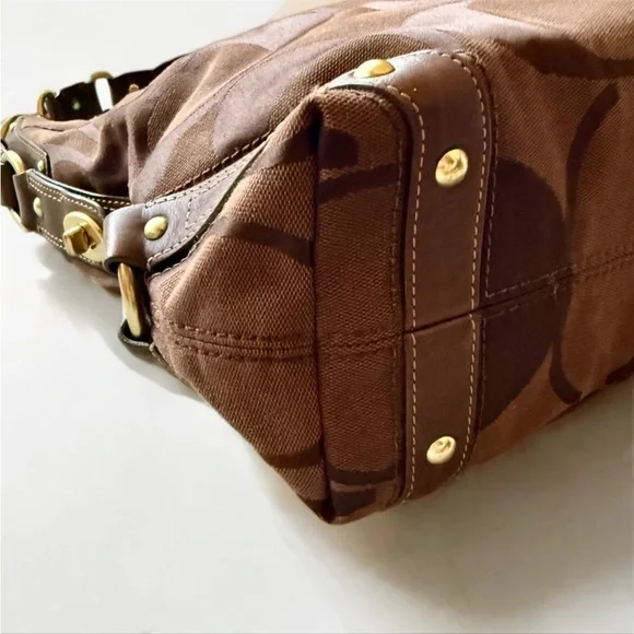 Coach Chocolate Brown Carly Designer Women's Bag - Picture 4 of 9